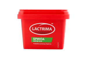 Сир Бринза коров"яча 30% 400г ванночка Лактріма
