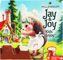 Шоколад молочный с молочной начинкой Kids enjoy Jay&Joy к/у 45г