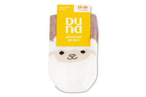 Шкарпетки дитячі Duna №4346 23-26 темний-беж