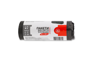 Пакеты для мусора с ручками 60л ТМ "1" 20шт