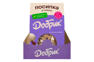 Посыпка кондитерская фигурная Шоколад-пломбир Добрик к/у 50г