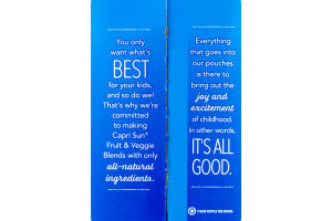 Capri Sun Fruit & Veggie Juice Blends Punch Carrot Craze - 10 CT