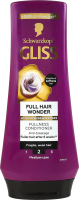 Бальзам для ломких, слабых волос наполняющий с кофеин + пептиды Full hair wonder Gliss 200мл