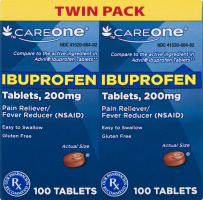 CareOne Ibuprofen Pain Reliever/Fever Reducer - 200 CT