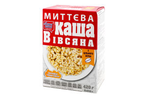 Каша быстрого приготовления Моментальная Овсяночка Ваша Каша к/у 2х210г