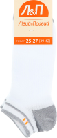 Носки мужские Лівий&Правий №743845 25-27 белый