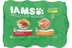 IAMS Proactive Health Adult Dog Food Variety Pack - 12 PK