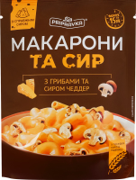 Макароны с грибами и сыром Чеддер Pripravka д/п 150г