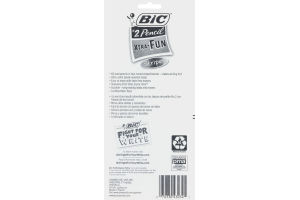 BiC Xtra-Fun #2 Pencil Stripes - 24 CT
