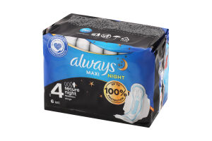 Прокладки гігієнічні Secure Night Maxi Always 6шт