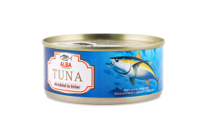 Тунец салатный в собственном соку Alba Food ж/б 150г