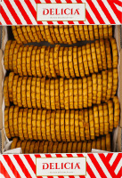 Печенье сдобное Инь-Янь Delicia к/у 1.2кг