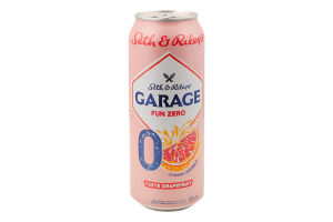 Пиво спеціальне 500мл безалкогольне пастеризоване Taste Grapefruit Fun Zero №0 Seth&Riley's Garage з/б