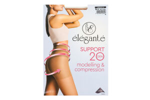 Колготки жіночі Elegante Support Modelling&Compression 20den 5 natural