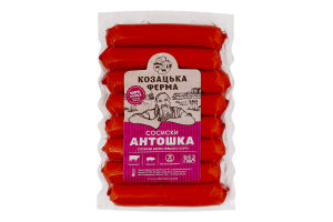 Сосиски варені Антошка Козацька ферма 1ґ кг