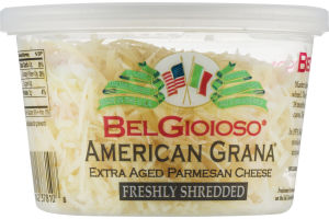 BelGioioso American Grana Extra Aged Parmesan Cheese Freshly Shredded