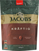 Кофе растворимый сублимированный Kraftig Jacobs д/п 200г