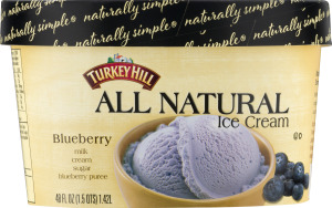 Turkey Hill All Natural Ice Cream Blueberry