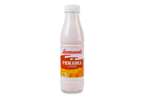 Ряжанка 2.9% з курагою Яготинська п/пл 450г
