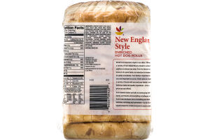 Ahold New England Style Hot Dog Rolls - 12 CT