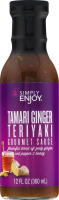 Simply Enjoy Tamari Ginger Teriyaki Gourmet Sauce