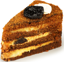 Пирожное Медовое с черносливом