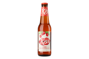 Сидр Kiss Wild strawberry4,5% 0,33л с/пл