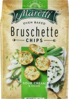 Брускетты хлебные запеченные Sour cream&onion Maretti м/у 140г