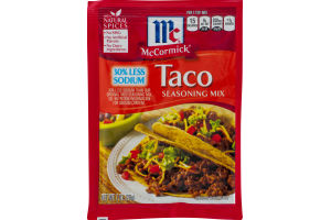 McCormick Taco Seasoning Mix 30% Less Sodium