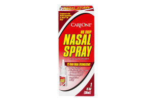 CareOne Nasal Spray No Drip 12 Hour Nasal Decongestant