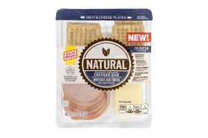Oscar Mayer Natural Hickory Smoked Uncured Ham, Monterey Jack Cheese and Whole Wheat Crackers