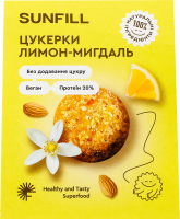 Конфеты с протеином Лимон-миндаль SunFill к/у 73г