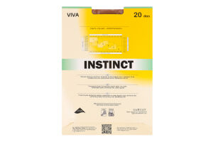 Колготки жіночі Instinct Viva 20den 3 natural