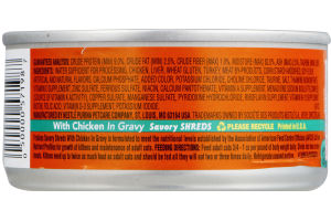 Purina Friskies Savory Shreds with Chicken in Gravy Cat Food