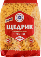 Изделия макаронные фигурные группа В класс экстра Гребешок Щедрик м/у 1кг