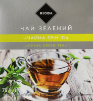Чай зелений байховий дрібний China Green Tea Rioba к/у 50х1.5г