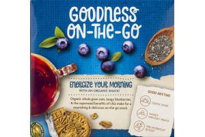 Nature's Path Organic Sunrise Breakfast Blueberry & Chia Biscuits Pouches - 8 CT