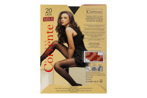 Колготки жіночі Corrente Sole 20den 6 nero