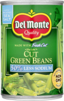 Del Monte Fresh Cut Green Beans 50% Less Sodium