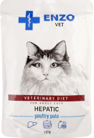 Корм д/котів Паштет Дієта при захворюванні печінки 100г пауч Ензо Вет