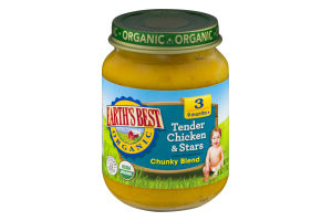 Earth's Best Organic Stage 3 Tender Chicken & Stars Chunky Blend
