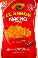 Чипсы со вкусом перца чили Nacho El Sabor м/у 180г