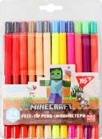 Фломастери Minecraft 24кольори 650571 Yes