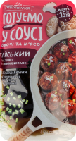 Соус теріякі з грибами шиітаке Тайський Pripravka д/п 140г