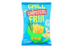 Соломка картопляна солона Зелена цибуля + соус Сирний Chipster's м/у 70г
