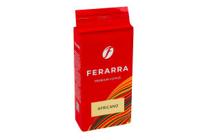 Кава натуральна смажена мелена Africano Ferarra в/у 250г
