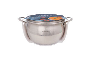 Каструля Gemini Liguria 5л нержавіюча сталь з скляною кришкою Ardesтo