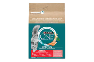 PURINA ONE® Sterilcat (Стерайлкет). З високим вмістом лосося. Сухий повнораціонний корм для дорослих стерилізованих котів.