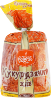 Хлеб нарезной из пшеничной муки формовой Кукурузный Рум'янець м/у 500г