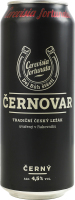 Пиво 0.5л 4.5% темне фільтроване пастеризоване класичне Cernovar з/б
